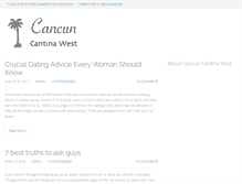 Tablet Screenshot of cancuncantinawest.com